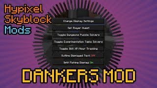 DANKERS MOD  SKILL XP TRACKER amp DUNGEON SOLVER ✪ Hypixel Skyblock Mods Deutsch  Multidissimo [upl. by Shirlee750]