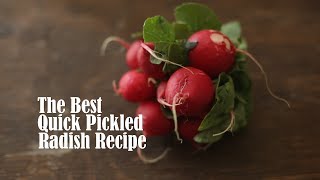 Best Quick Pickled Radish Recipe [upl. by Roxine]