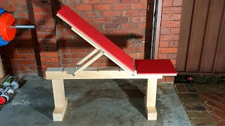 DIY adjustable incline bench [upl. by Adrien532]