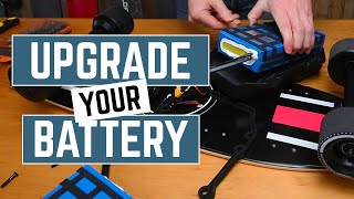 How To Change Your Electric Skateboard Battery  Its So Easy [upl. by Olleina]