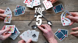 TOP 5 BEST CARD GAMES OF ALL TIME [upl. by Yelrahs677]