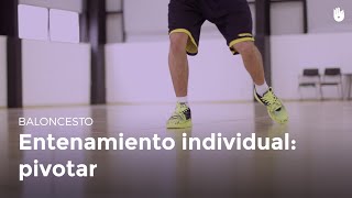 Entrenamiento individual pivotar  Baloncesto [upl. by Ainahs]