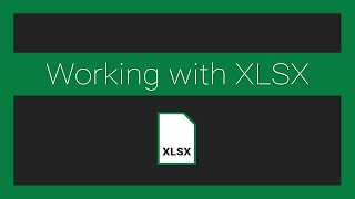 Working with XLSX in JavaScript [upl. by Ellertnom]