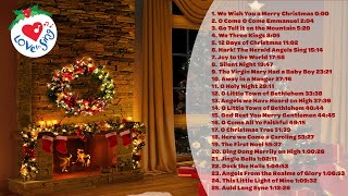 25 Popular Christmas Songs and Christmas Carols 🔥 Fireplace Christmas Music Playlist [upl. by Ellehcer]