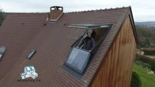 FENETRE DE TOIT VELUX CABRIO GDL Verrière Balcon [upl. by Adnar]