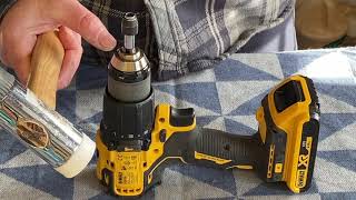 DEWALT CORDLESS DRILL CHUCK JAMMED [upl. by Holmes]