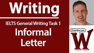 IELTS General  How to write an informal letter [upl. by Aivatnahs]