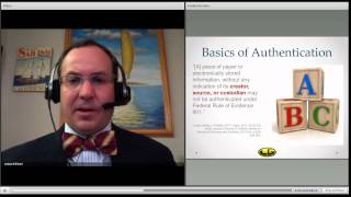 Authentication amp The Rules of Evidence [upl. by Nacnud]