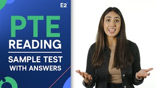 PTE Reading  PTE Sample Test amp Practice with Answers [upl. by Ebby]