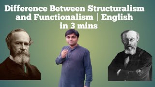 Difference Between Structuralism and functionalism  Wilhelm Wundt  William James  English [upl. by Ahsinahs]