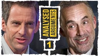 Jordan Peterson vs Sam Harris Vancouver 1 Analysed Arguments [upl. by Aseel]