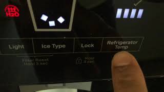 Whirlpool RefrigeratorFreezer  How to adjust refrigerator temperature [upl. by Sada645]