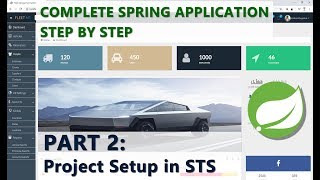 2  Setup the Project in Spring Initializr and Spring Tool Suite STS [upl. by Aelhsa]