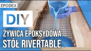 stół z żywicy epoksydowej  Rivertable  Tutorial [upl. by Nrubloc]