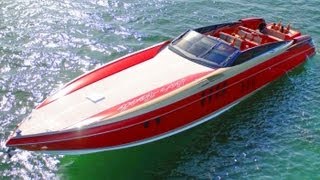 Ridiculous 80 Foot High Performance Powerboat  NorTech 80 Roadster  3800 HP [upl. by Anid]