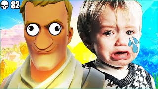 1V1 PLAYGROUND MODE TROLLING MAKES LITTLE KID CRY ON FORTNITE XboxAddictionz Fortnite Trolling [upl. by Rhianon]