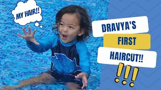 Dravyas 1st Haircut  Rakhi Celebration [upl. by Uriah]