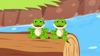 Five Little Speckled Frogs Fun Nursery Rhyme  Song for Kids [upl. by Lovich]