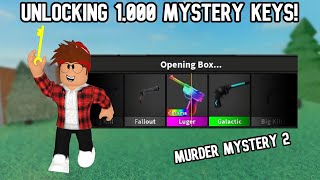 Unlocking 1000 Mystery Keys Murder Mystery 2 [upl. by Durham206]