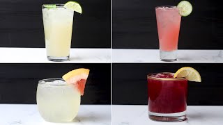 DIY Simple Syrups To Make 4 Delicious Spring Cocktails • Tasty [upl. by Ykcim]