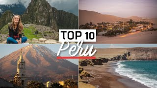 10 LUGARES PERFEITOS NO PERU QUE VOCÊ PRECISA CONHECER [upl. by Nevar]