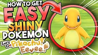 How to get EASY SHINY POKEMON in Lets Go Pikachu amp Eevee  EASY Shiny Hunting Guide [upl. by Adnolrehs]