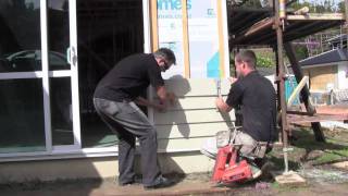 Ezy Build Products installing Weatherboard Siding [upl. by Vedi568]