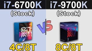 i76700K Vs i79700K  1080p and 1440p Gaming Benchmarks [upl. by Airotcivairam]