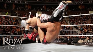 WWE Network Kalisto vs Alberto Del Rio  US Title Match Royal Rumble 2016 [upl. by Ieluuk]