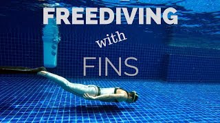 How To Do Freediving Training in The Pool With Bifins [upl. by Cirdec468]