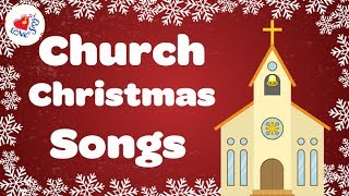 Christmas Songs Hymns and Carols Playlist with Lyrics 1 Hour [upl. by Rtoip]