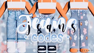 Codes amp Links for Aesthetic Jeans  Roblox Bloxburg [upl. by Michaeu]