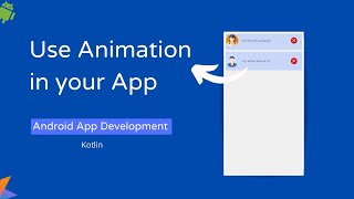 Use Animation in Android App  Animation Tutorial using Android Studio [upl. by Halian]