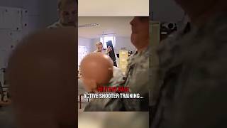 Military base active shooter scenario training‼️🤯 military army combat war [upl. by Huskamp]