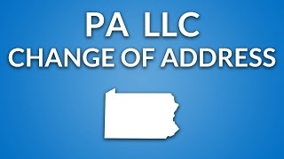 Pennsylvania LLC  Change of Registered Office [upl. by Alisun458]