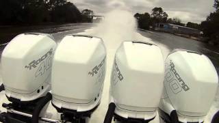 Nor Tech 390 quad 400 Rs  Worlds Fastest Offshore Fishing Boat [upl. by Dick]