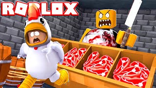 SCAPPIAMO DAL MACELLAIO CATTIVO SU ROBLOX [upl. by Ahsayn]