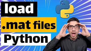 how to load mat file in python reading MATLAB files in Python with SciPy Package [upl. by Names]