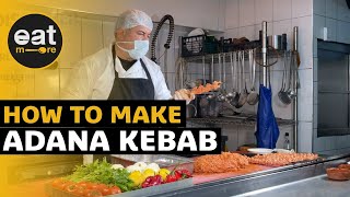 How to Make Adana Kebab  Turkish Cuisine Recipes [upl. by Yelnoc146]