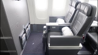 American 777200  Premium Economy  Main Cabin Extra  Bulkhead seats row 13  TRIP REPORT MIALAX [upl. by Chemar]