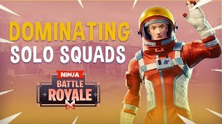 Dominating Solo Squads  Fortnite Battle Royale Gameplay  Ninja [upl. by Sliwa759]