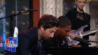 Simon Helberg vs Jon Batiste Mozart Piano Battle [upl. by Marsiella]