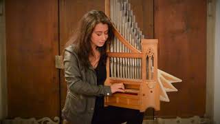 Catalina Vicens  Medieval Portative Organ  Rondeau  C Cooman 2014 [upl. by Amikehs363]