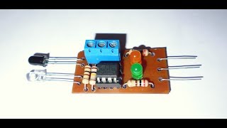 DIY sensor de proximidad fotoeléctrico NPN infrarrojo con CI LM358 Parte 1 [upl. by Yemar]