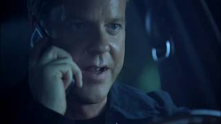 Jack Bauer vs Vossler Car hijack and Bauer Fight  24 Season 7  Jackuary [upl. by Lannie39]