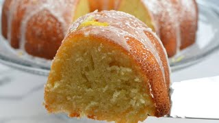 Lemon Bundt Cake with Glaze [upl. by Ayotan]