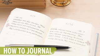 How to Journal Writing Tips Journal Topics and More [upl. by Tigges]