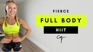 30 Min FIERCE FULL BODY HIIT WORKOUT at Home  No Repeat [upl. by Ynohtnaluap]