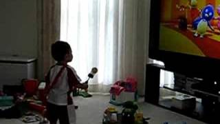 Andrew dancing to Backyardigans [upl. by Enitsed]