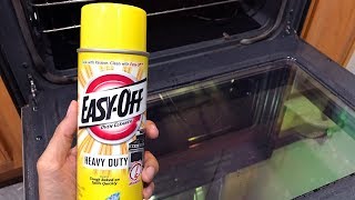 EASYOFF HEAVY DUTY Oven Cleaner Review [upl. by Dewie353]